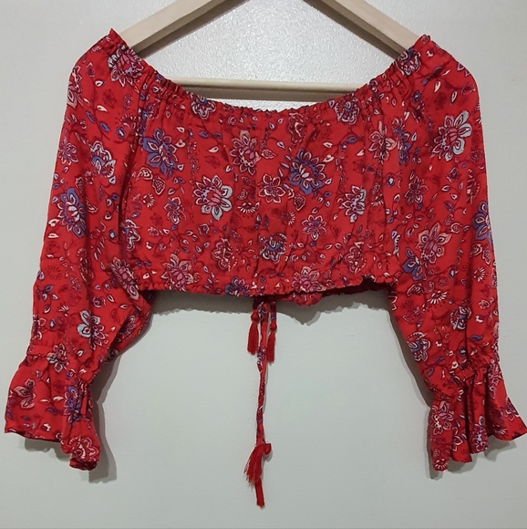 MINKPINK Boho Crop Top - Like New - Picture 9 of 9